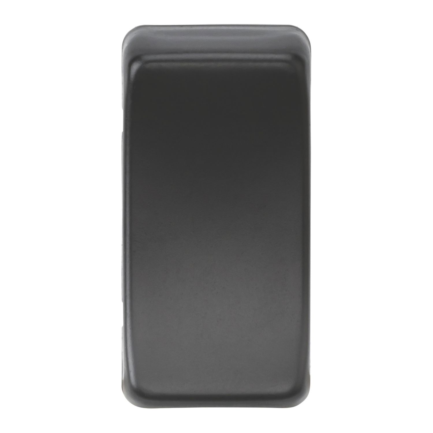 Knightsbridge Blank Switch Cover Matt Black (477CR)