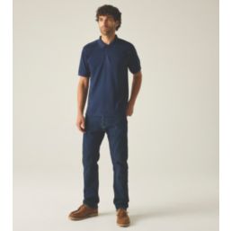 Regatta Recycle.Me Pique Polo Shirt Navy 3X Large 55" Chest