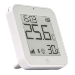 Shelly BLU White Humidity & Temperature Display