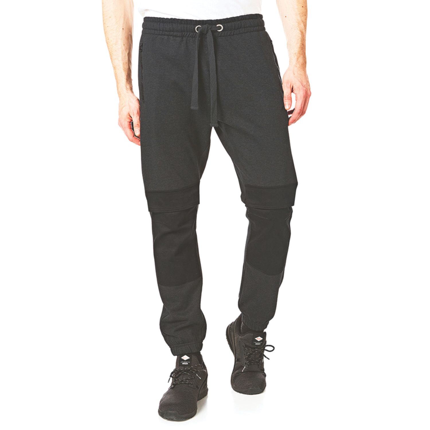 Iron Mountain IMPNT223 Joggers Black Large 34" W 31" L (477HU)
