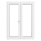 Crystal  White uPVC French Door Set 2090 x 1590mm
