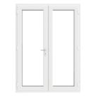 Crystal  White Double-Glazed uPVC French Door Set 2090mm x 1590mm