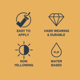 LickPro 2.5Ltr Yellow 02 Satin Water-Based Trim Paint