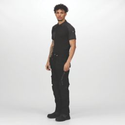 Regatta Execute Holster Work Trousers Black 40" W 31" L