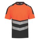 Regatta Hi-Vis XPro Short Sleeve T-Shirt Black/Orange X Large 44" Chest