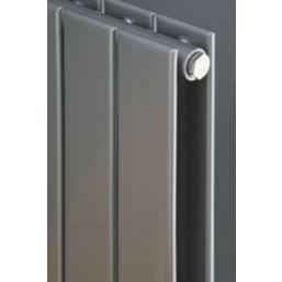 Ximax 1800mm x 670mm 6038BTU Silver Vertical Designer Radiator - Screwfix