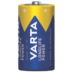 Varta Longlife Power C Alkaline High Energy Batteries 6 Pack
