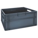 Barton 52Ltr 400mm x 600mm x 270mm Grey Euro Container