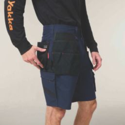 Hard Yakka Raptor Active Holster Work Shorts Dark Navy 40" W