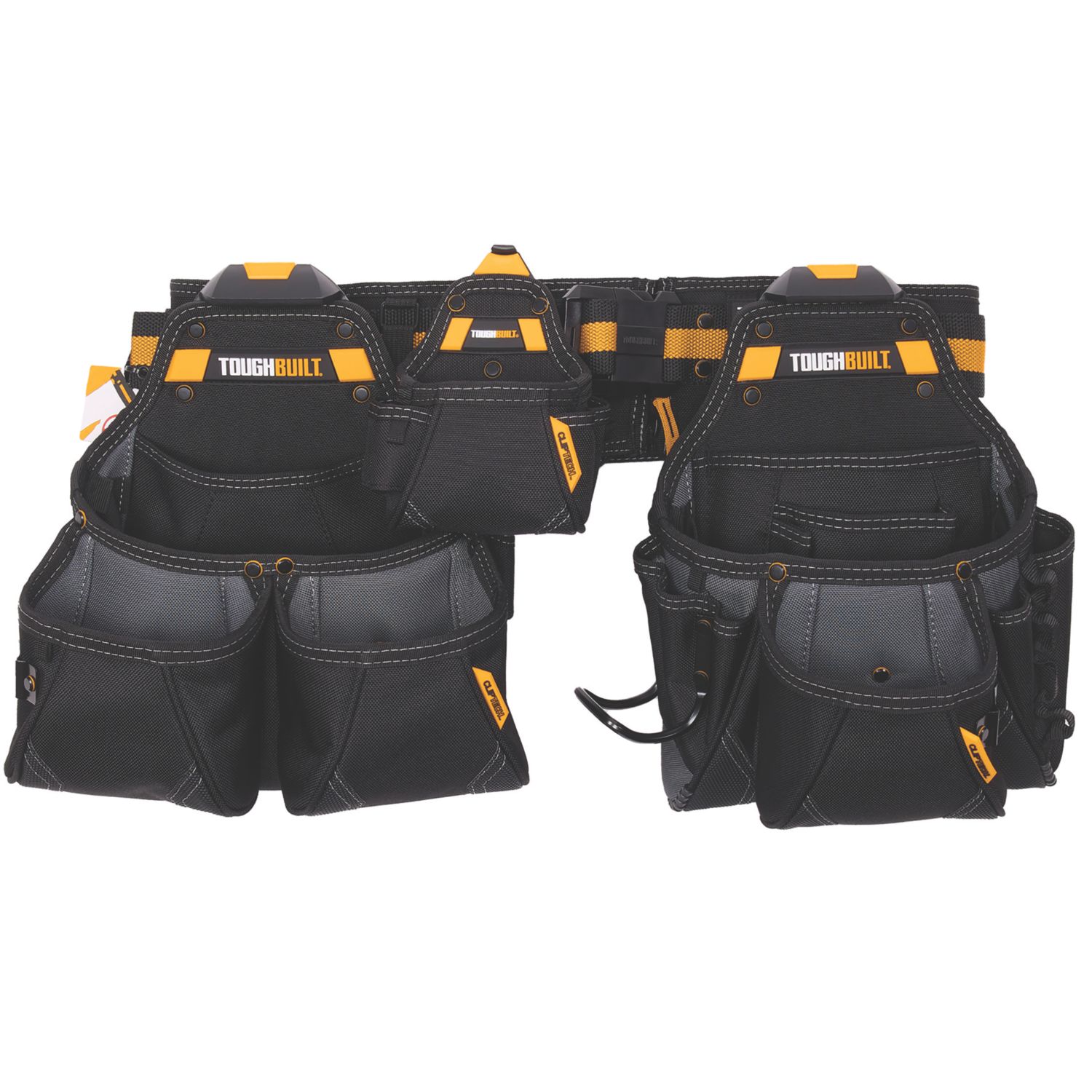 Toughbuilt ClipTech 4-Piece Contractor Tool Belt Set 32-48" Black (478CE)
