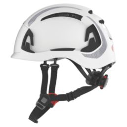 JSP EVO ALTA Dualswitch Safety Helmet with Chinstrap White