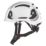 JSP EVO ALTA Dualswitch Safety Helmet with Chinstrap White