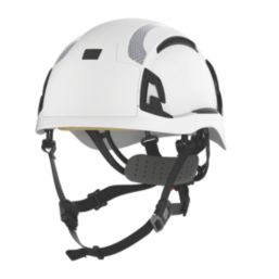 JSP EVO ALTA Dualswitch Safety Helmet with Chinstrap White