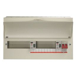 Wylex  21-Module 15-Way Part-Populated  Dual RCD Consumer Unit