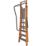 Werner Fibreglass 2.13m 6 Step Platform Step Ladder With Handrail