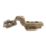 Eclipse 3D Adjustable Soft Close Steel 105° Inset Antique Bronze Cabinet Hinges 62mm 2 Pack