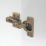 Eclipse 3D Adjustable Soft Close Steel 105° Inset Antique Bronze Cabinet Hinges 62mm 2 Pack