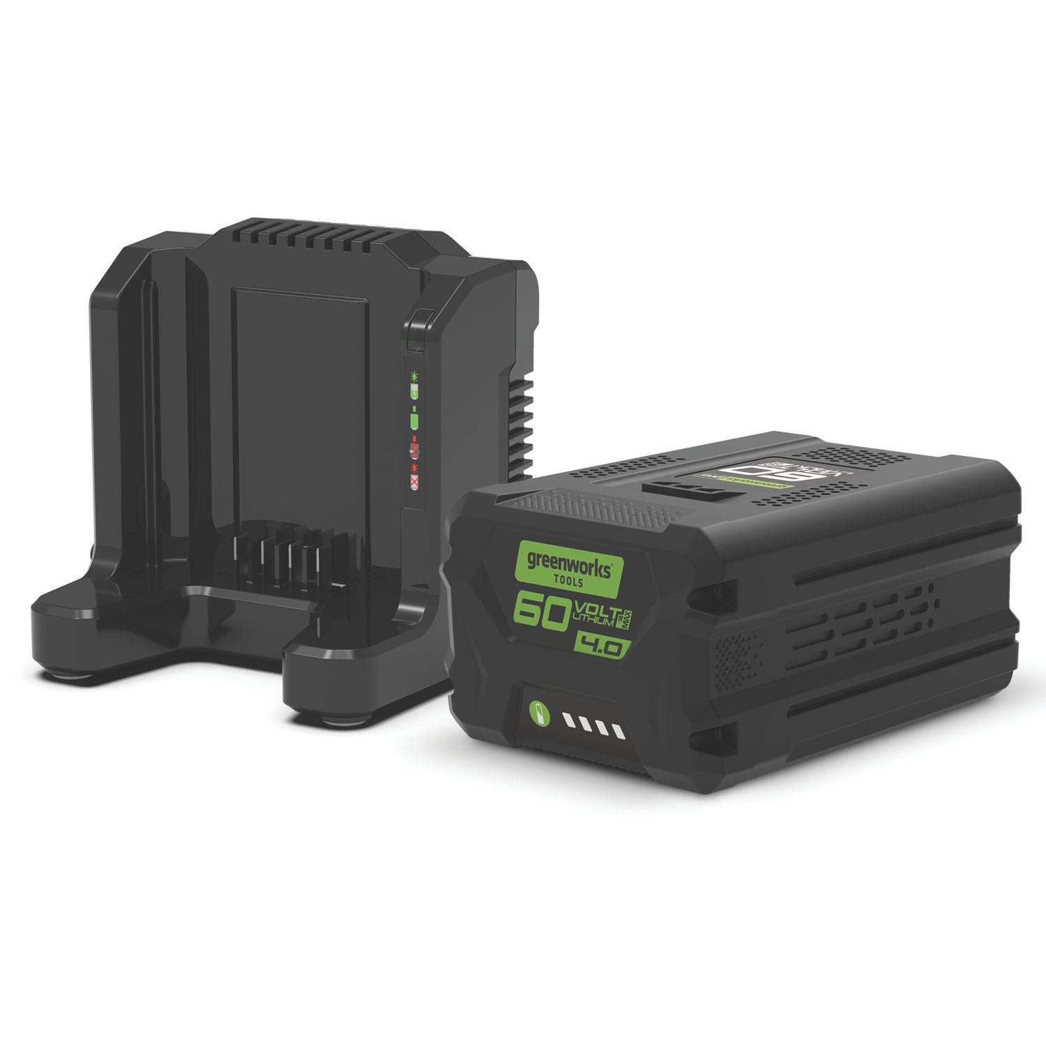 Greenworks GDSK60B4 60V 4.0Ah Li-Ion Battery & Charger (478PP)