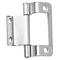 Zinc-Plated  Double Cranked Hinges 51 x 35mm 2 Pack