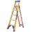 Werner LEANSAFE X3 Fibreglass 2.9m Combination Ladder