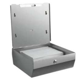 ETAL  Lockable Towel Dispenser Stainless Steel 263mm x 283mm