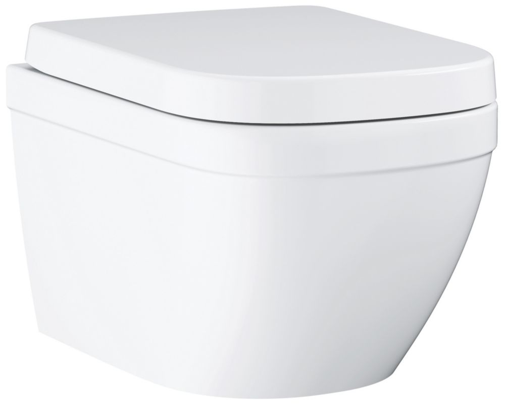 Grohe Euro Ceramic Soft-Close Wall-Hung Toilet