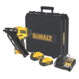 DEWALT DCN930 90mm 18V 2 x 5Ah Li-Ion XR Brushless First Fix Cordless Nail Gun