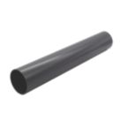 FloPlast MiniFlo Round Downpipes Anthracite Grey 50mm x 2m 6 Pack