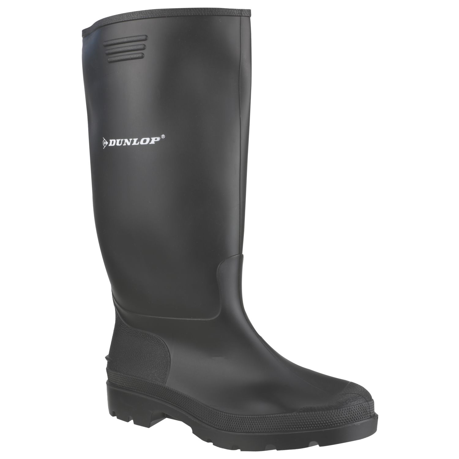 Dunlop Pricemastor Size 8 Black Non Safety Wellies (4791C)