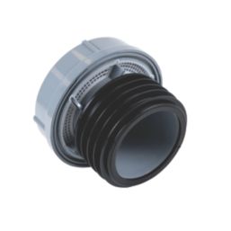 FloPlast  Push-Fit Air Admittance Valve Grey 110/82mm