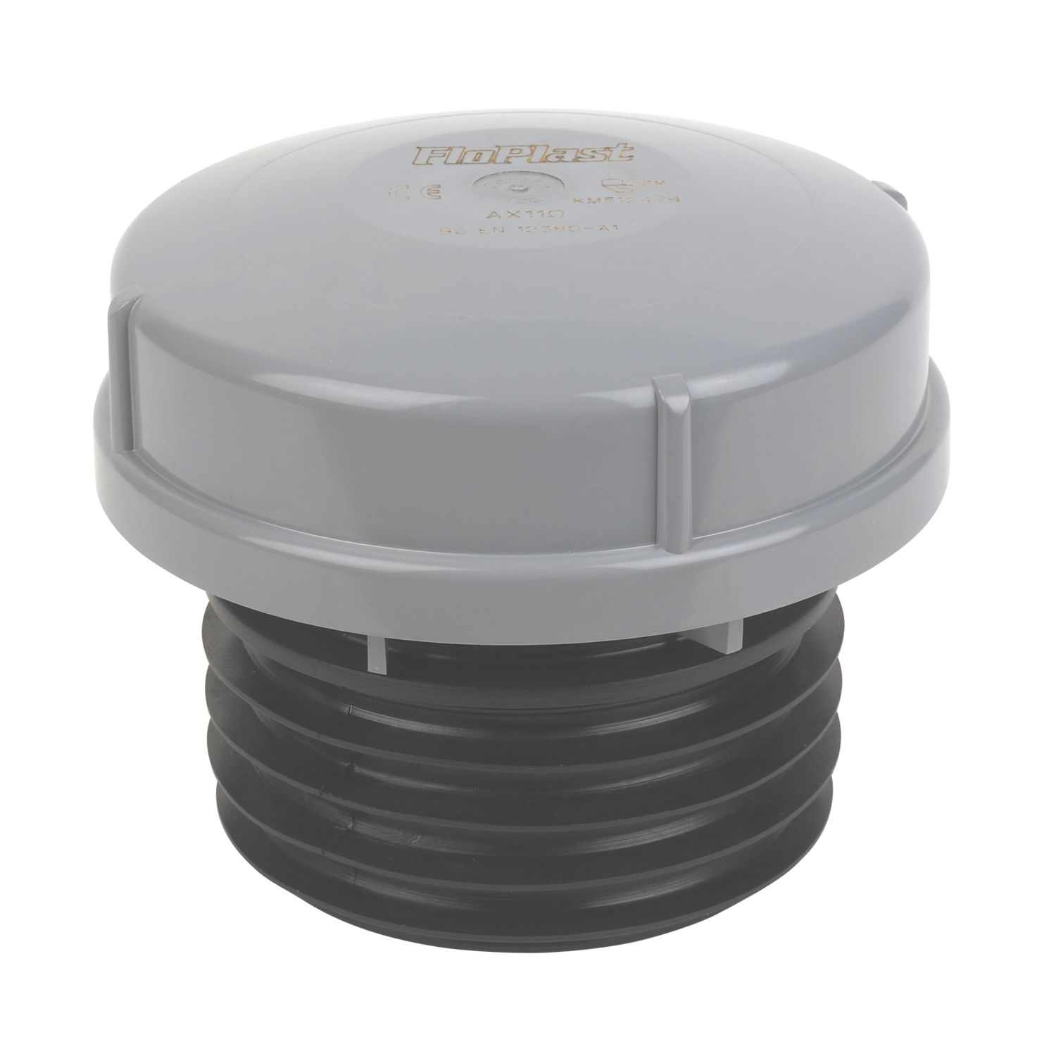 FloPlast Push-Fit Air Admittance Valve Grey 110mm (47962)
