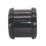 FloPlast  Push-Fit Double Socket Pipe Coupler Black 110mm