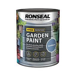 Ronseal Garden Paint Matt Cornflower 0.75Ltr