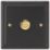 Varilight V-Pro 1-Gang 2-Way LED Dimmer Switch  Georgian Black with Colour-Matched Inserts