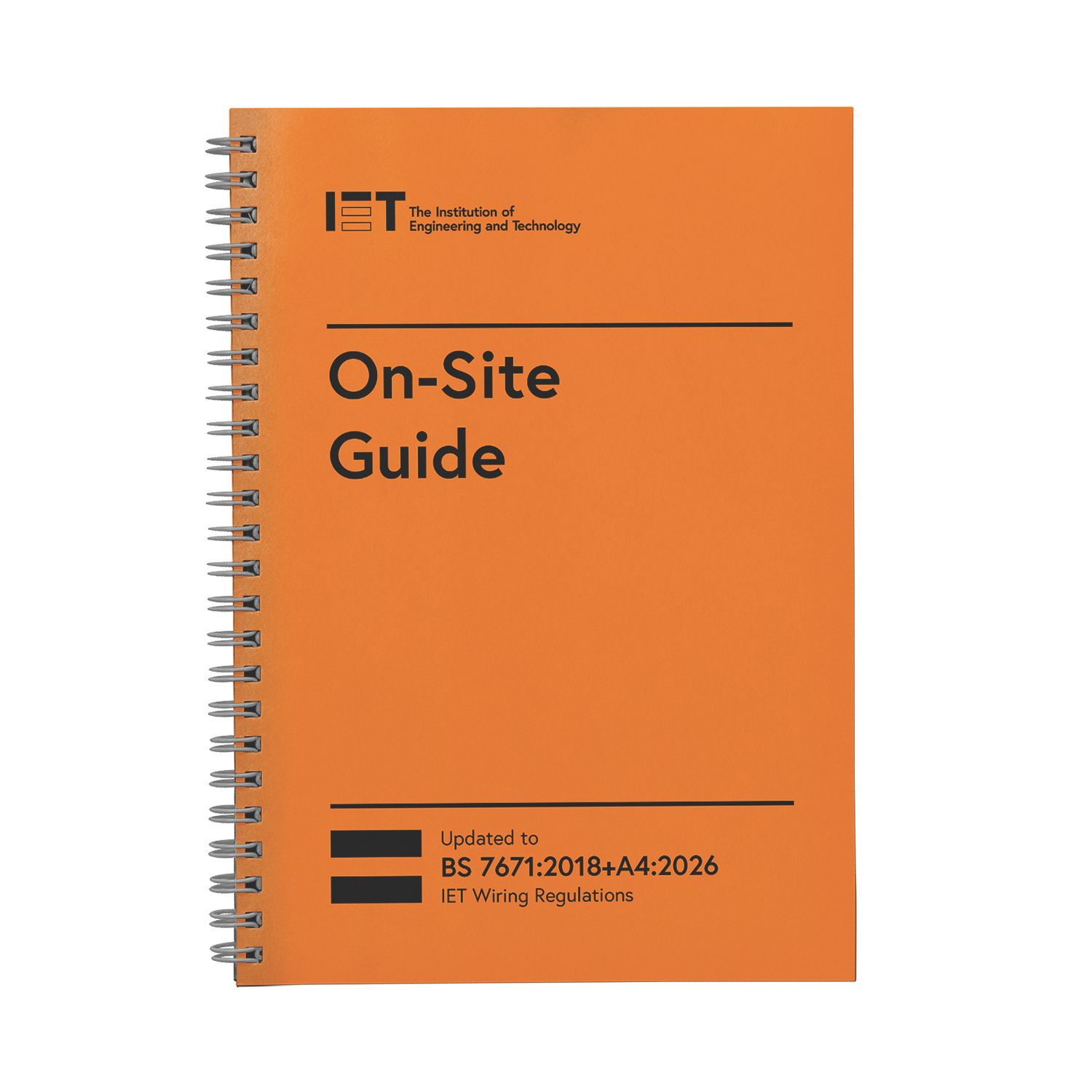 IET 9th Edition, On-Site Guide (BS 7671:2018+A4:2026) (479EE)