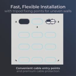 British General  48-Module 43-Way Part-Populated High Integrity Main Switch Consumer Unit with SPD