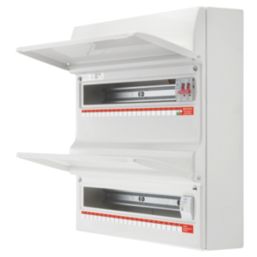 British General  48-Module 43-Way Part-Populated High Integrity Main Switch Consumer Unit with SPD