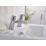 Bristan Orta Chrome-Plated 125mm Deck Mounted Lever 2 Tap Holes Bath Mixer Tap