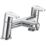 Bristan Orta Chrome-Plated 125mm Deck Mounted Lever 2 Tap Holes Bath Mixer Tap