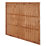 Forest Vertical Board Closeboard  Garden Fencing Panel Golden Brown 6' x 5' 6" Pack of 4