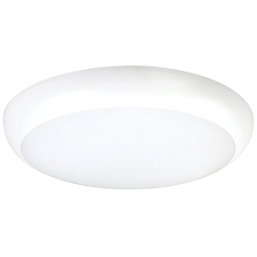 Luceco Sierra Indoor & Outdoor Round LED Bulkhead With Microwave Sensor White 24W 2000lm