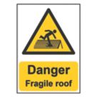 Essentials "Danger Fragile Roof" Sign 210mm x 148mm