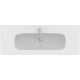 Ideal Standard i.life A Wall-Hung Vanity Unit with Chrome Handles & Basin Matt White 1200mm x 440mm x 630mm