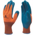 Delta Plus VE733 Supreme Grip General Handling Gloves Orange/Blue Large