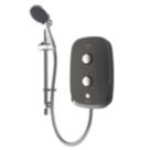 Aqualisa eSense Space Grey/Black Chrome 9.5kW  Electric Shower