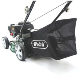 Webb WER410HP 41cm 132cc Hand-Propelled Rotary Petrol Lawn Mower