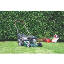 Webb WER410HP 41cm 132cc Hand-Propelled Rotary Petrol Lawn Mower