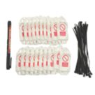 Essentials  Asset Tag Mini Kit 41 Piece Set