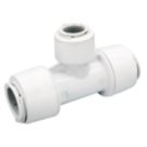 FloPlast FloFit+ Plastic Push-Fit Reducing Tee 28mm x 28mm x 22mm