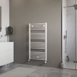 Ximax 1140mm x 600mm 1928BTU White Flat Designer Towel Radiator